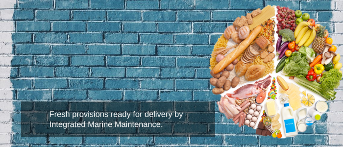 Fresh provisions ready for delivery by Integrated Marine Maintenance. Fresh provisions ready for delivery by Integrated Marine Maintenance.